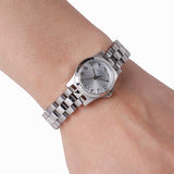 Buy Shop Marc Jacobs Henry Dinky Silver Dial Silver Steel Strap Watch for Women - MBM3198 USA Online