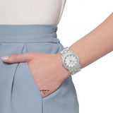 Buy Shop Marc Jacobs Amy Dexter Silver Dial Silver Steel Strap Watch for Women - MBM3214 USA Online