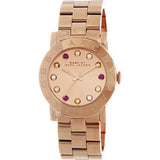 Buy Shop Marc Jacobs Amy Dexter Rose Gold Dial Rose Gold Steel Strap Watch for Women - MBM3216 USA Online