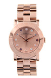 Buy Shop Marc Jacobs Amy Dexter Rose Gold Dial Rose Gold Steel Strap Watch for Women - MBM3216 USA Online