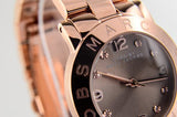 Buy Shop Marc Jacobs Amy Glitz Brown Dial Rose Gold Steel Strap Watch for Women - MBM3221 USA Online