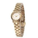 Buy Shop Marc Jacobs Amy Dinky White Dial Gold Steel Strap Watch for Women - MBM3226 USA Online