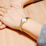 Buy Shop Marc Jacobs Amy Dinky White Dial Gold Steel Strap Watch for Women - MBM3226 USA Online