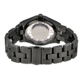 Buy Shop Marc Jacobs Henry Skeleton Black Dial Black Steel Strap Watch for Women - MBM3254 USA Online