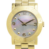 Buy Shop Marc Jacobs Amy Black Dial Gold Steel Strap Watch for Women - MBM3273 USA Online