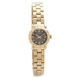 Buy Shop Marc Jacobs Amy Mother of Pearl Black Dial Gold Steel Strap Watch for Women - MBM3275 USA Online