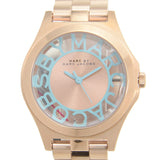 Buy Shop Marc Jacobs Henry Rose Gold Dial Rose Gold Steel Strap Watch for Women - MBM3296 USA Online