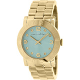 Buy Shop Marc Jacobs Amy Blue Dial Gold Steel Strap Watch for Women - MBM3301 USA Online