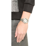 Buy Shop Marc Jacobs Henry Transparent Silver Dial Silver Steel Strap Watch for Women - MBM3337 USA Online
