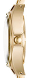 Buy Shop Marc Jacobs Henry Transparent Gold Dial Gold Steel Strap Watch for Women - MBM3338 USA Online