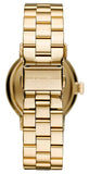 Buy Shop Marc Jacobs Baker Black Dial Gold Steel Strap Watch for Women - MBM3355 USA Online