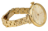 Buy Shop Marc Jacobs Sally Champagne Gold Dial Gold Steel Strap Watch for Women - MBM3363 USA Online