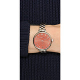 Buy Shop Marc Jacobs Sally Orange Dial Silver Steel Strap Watch for Women - MBM3365 USA Online