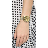 Buy Shop Marc Jacobs Peeker Chronograph Gold Dial Gold Steel Strap Watch for Women - MBM3393 USA Online