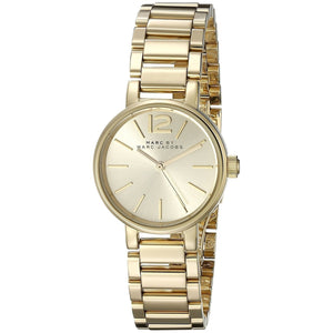 Buy Shop Marc Jacobs Peggy Gold Dial Gold Steel Strap Watch for Women - MBM3405 USA Online