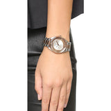 Buy Shop Marc Jacobs Tether Transparent White Dial Two Tone Steel Strap Watch for Women - MBM3436 USA Online