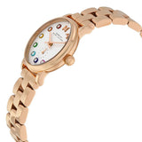 Buy Shop Marc Jacobs Baker Dexter White Dial Rose Gold Steel Strap Watch for Women - MBM3443 USA Online