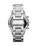 Buy Shop Marc Jacobs Rock Chronograph White Dial Silver Steel Strap Watch for Men - MBM5027 USA Online
