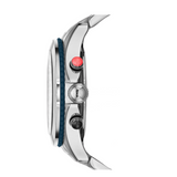 Buy Shop Marc Jacobs Rock Chronograph Silver Dial Silver Steel Strap Watch for Men - MBM5028 USA Online
