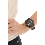 Buy Shop Marc Jacobs Larry Chronograph Black Dial Grey Leather Strap Watch for Men - MBM5034 USA Online