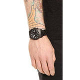 Buy Shop Marc Jacobs Larry Chronograph Black Dial Black Steel Strap Watch for Men - MBM5052 USA Online