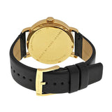 Buy Shop Marc Jacobs Fergus White Dial Black Leather Strap Watch for Men - MBM5081 USA Online