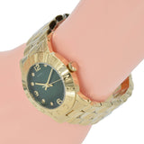 Buy Shop Marc Jacobs Amy Green Dial Gold Steel Strap Watch for Women - MBM8609 USA Online