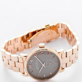 Buy Shop Marc Jacobs Baker Brown Dial Rose Gold Steel Strap Watch for Women - MBM8632 USA Online