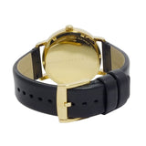 Buy Shop Marc Jacobs Fergus Black Dial Black Leather Strap Watch for Women - MBM8651 USA Online