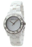 Buy Shop Marc Jacobs Marc White Dial White Ceramic Strap Watch for Women - MBM9500 USA Online