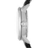 Buy Shop Fossil Townsman Automatic Skeleton White Dial Black Leather Strap Watch for Men - ME3085 USA Online