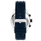 Buy Shop Maserati Traguardo Chronograph Blue Dial Black Silicone Strap Watch For Men - R8871612046 USA Online