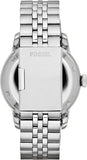 Buy Shop Fossil Townsman Multifunction Black Dial Silver Steel Strap Watch for Men - ME1135 USA Online
