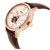 Buy Shop Fossil Townsman Beige Dial Brown Leather Strap Watch for Men - ME3105 USA Online