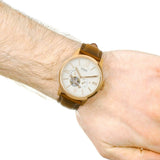 Buy Shop Fossil Townsman Beige Dial Brown Leather Strap Watch for Men - ME3105 USA Online