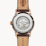 Buy Shop Fossil Townsman Beige Dial Brown Leather Strap Watch for Men - ME3105 USA Online