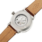 Buy Shop Fossil Townsman Automatic Blue Dial Brown Leather Strap Watch for Men - ME3110 USA Online