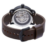 Buy Shop Fossil Commuter Automatic Black Dial Brown Leather Strap Watch for Men - ME3158 USA Online