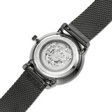 Buy Shop Fossil Neutra Automatic Skeleton Black Dial Grey Mesh Strap Watch for Men - ME3185 USA Online
