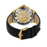 Buy Shop Fossil Townsman Automatic Skeleton Black Dial Black Leather Strap Watch for Men - ME3210 USA Online