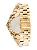 Buy Shop Michael Kors Runway Quartz Gold Dial Gold Steel Strap Watch For Women - MK5852 USA Online