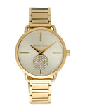 Buy Shop Michael Kors Portia Gold Dial Gold Steel Strap Watch for Women - MK3639 USA Online