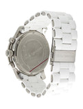 Buy Shop Michael Kors Oversize White Dial White Steel Strap Watch for Men - MK8108 USA Online