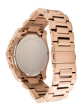 Buy Shop Michael Kors Brecken Chronograph Analog Black Dial Rose Gold Steel Strap Watch For Women - MK8563 USA Online