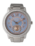 Buy Shop Michael Kors Madelyn Quartz Blue Dial Silver Steel Strap Watch For Women - MK6286 USA Online