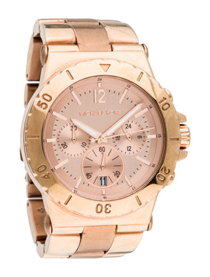 Buy Shop Michael Kors Dylan Rose Gold Dial Rose Gold Steel Strap Watch for Women - MK5314 USA Online