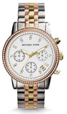 Buy Shop Michael Kors Ritz White Dial Two Tone Steel Strap Watch for Women - MK5650 USA Online