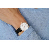 Buy Shop Michael Kors Pyper Three Hand White Dial Black Leather Strap Watch For Women - MK2835 USA Online