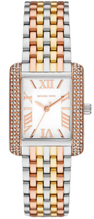 Buy Shop Michael Kors Emery Three-Hand White Dial Two Tone Steel Strap Watch for Women - MK4744 USA Online
