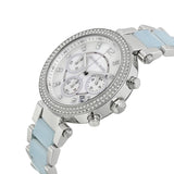 Buy Shop Michael Kors Parker White Dial Two Tone Steel Strap Watch for Women - MK6138 USA Online